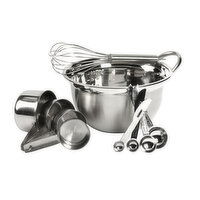 Basic Essentials 10pc Stnls Steel Mix&Measure Set - 1 Each
